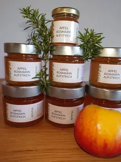 Apfel-Rosmarin Aufstrich-29cda657, Kräuterhoch³ Wildpflanzenschule im Chiemgau