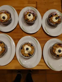 Heidelbeercrumble, Kräuterhoch³ Wildpflanzenschule im Chiemgau