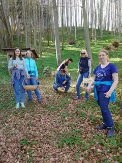Kräuterwanderung 12.04.25 - 3, Kräuterhoch³ Wildpflanzenschule im Chiemgau
