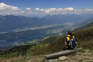 Millstätterseeblick mit mir, Kräuterhoch³ Wildpflanzenschule im Chiemgau