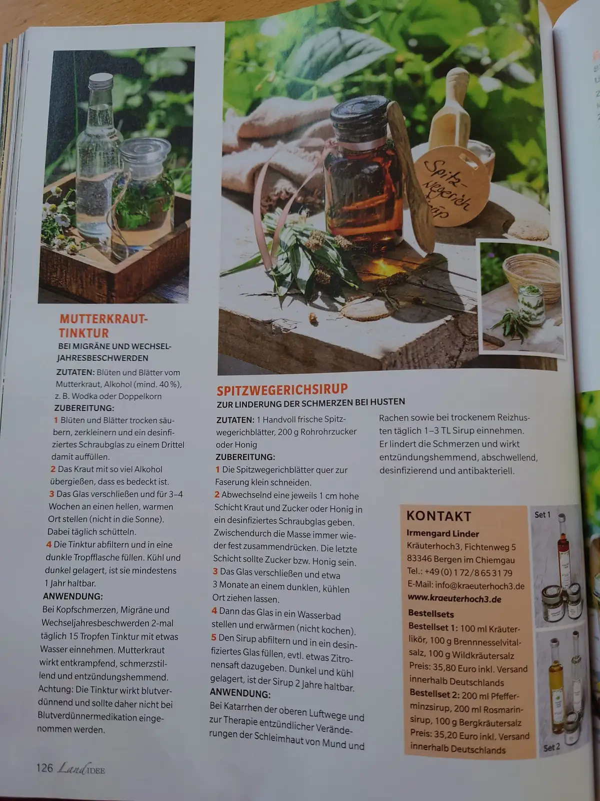 Land-Idee-Beitrag 2024: Wildkräuter-Rezepte